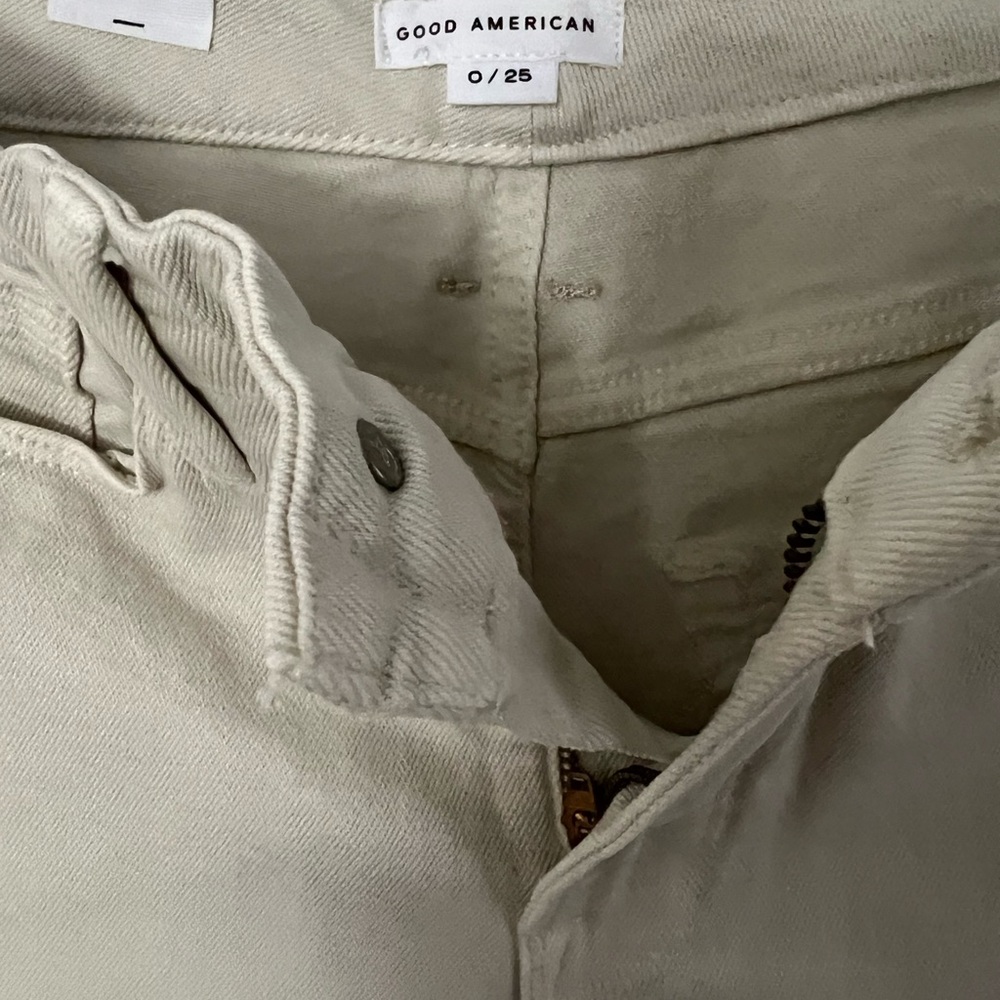 Good American NWT wide leg ecruJeans